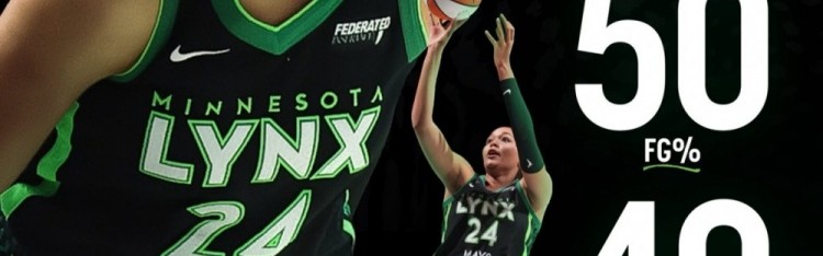 山猫队球星科利尔场均20+跻身180俱乐部 创WNBA历史新纪录